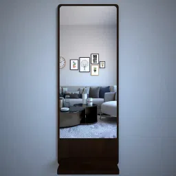 homscape Minimalist Full Length Rectangular Mirror image 1
