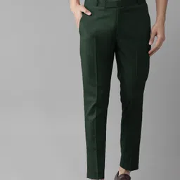 fubar Men Regular Fit Green Viscose Rayon Trousers image 3