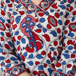 dhibha Women Viscose Rayon Kurta Pant Set image 5
