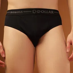 Dollar Bigboss Men Solid Pack of 5 Cotton Double Pouch Support Brief MDBR-01-PO5-1 image 3