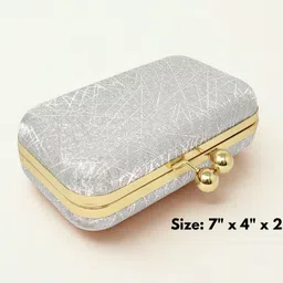 gentrend Party Silver Clutch image 4