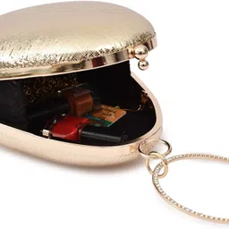 for the beautiful you Party Gold Clutch image 4