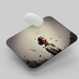 Authentic Eren Yeager Anime Mouse Pad,Smooth Mouse Control for Laptop & computer (9x7inch) Mousepad image 4