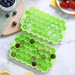 dreamy delights Green Silicone, Plastic Ice Cube Tray image 4