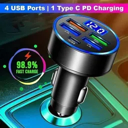 mars 65 W Qualcomm Certified Turbo Car Charger image 3