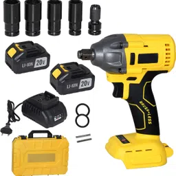 20V Cordless Impact Wrench, 430Nm Torque, 2400RPM, 2 x 4.0Ah Battery Packs Cordless Impact Wrench-image-26