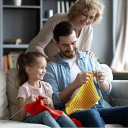 waaome 12 Colour Wool Balls art and craft Thread yarns woolen balls multi colour image 2