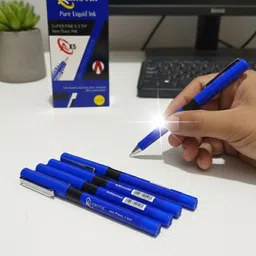 klidshusoz treasure Hi-Precision Pure Liquid Ink Pen | 0.5mm Super Fine Stainless Steel Tip Roller Ball Pen image 5