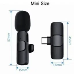 clairbell KUK99-RE46-K8 Wireless Mic for mobiles & Type C Supported Microphone Microphone-picture-17
