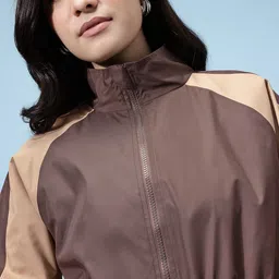 glitchez Women Colorblock Bomber Jacket image 2