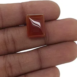 Sahiba Gems Orange, Red Cut Natural Agate Gemstone image 3