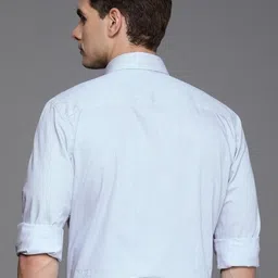 raymond Men Regular Fit Striped Formal Shirt image 5