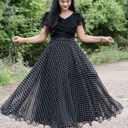 dishitha Floral Print Stitched Lehenga & Crop Top-picture-33