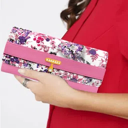 g m w Casual, Formal, Party, Sports Pink Clutch image 1
