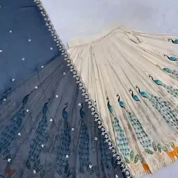 mahek Embroidered Semi Stitched Lehenga Choli image 2