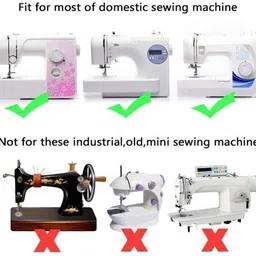 sss (Singer/Usha/Brother) PIKO MAKING FOOT Automatic Sewing Machines Narrow Roll Edge Presser Foot with Snap-On image 5