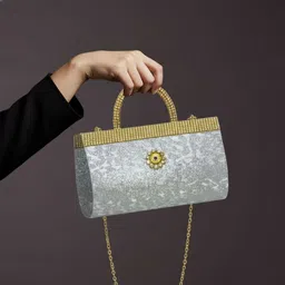 sisnewclutch Party Silver, Gold Clutch-picture-41