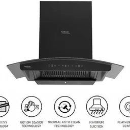 hindware ZINNIA 75 MAXX SILANCE THENOLOGY 1300 CMH Auto Clean Wall Mounted BLACK 1350 CMH Chimney-picture-10