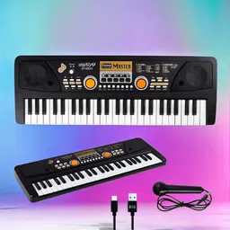 just97 49-Keys Musical Piano with Mic for Kids Analog Portable Keyboard For Kids_A118-picture-18