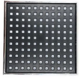 24x7emall black rain shower 4 inch Square Fixed Mount-picture-26
