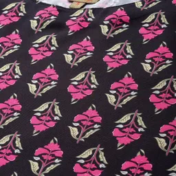 anouk Women Printed Viscose Rayon Straight Kurta image 2