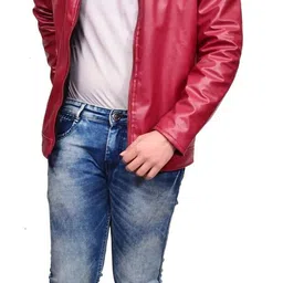 kdsn Men Self Design Biker/Riding Jacket image 3