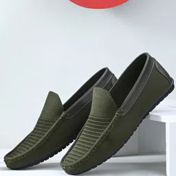 mast & harbour Knitted Loafers Loafers For Men-picture-15