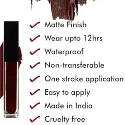 zempa Matte me liquid lipstick, Waterproof and long-lasting Lipsticks (Pack of 5) image 3