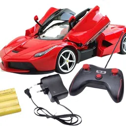 parkour Toy Hub Ferrai Remote Control Style of Saffire Car With Open Doors Scale 1:16 (RED)-picture-23