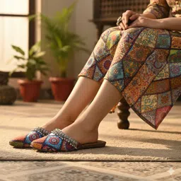 ravis Stylish and Comfortable Ethnic Mule For Women-picture-30