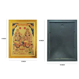 art street Combo Set Ram Darbar & Saraswati Mata, Shree Ganesh Ji for Wall and Pooja. image 2