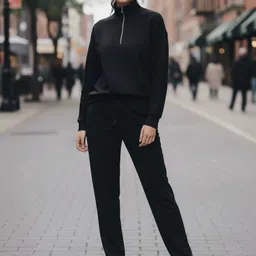 mack jonney Solid Women Track Suit image 1