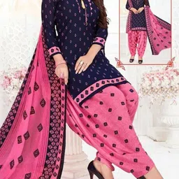 verco Unstitched Crepe Kurta & Patiyala Material Paisley-picture-21