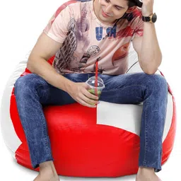 txor 4XL Premium Leatherette Classic Teardrop Bean Bag With Bean Filling image 5