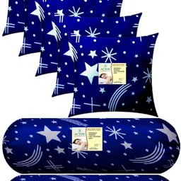 actos Combo Set Of 5 Cushion And 2 Microfibre Nature Bolster Pack of 7 image 2