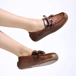 shoetopia Upper Tassel Detailing Loafers For Women & Girls Loafers For Women image 2