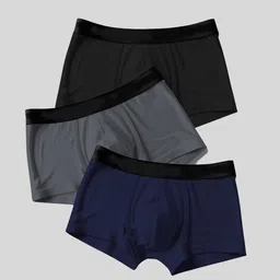 albatross in highsky Pack of 3 Solid Men Trunk-picture-27