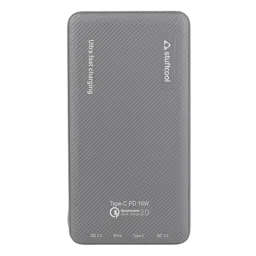 stuffcool PB1080PD 10000 mAh 18W Fast Charging Power Bank (1 Type C & 2 USB 3.0 Ports, Grey)-picture-22