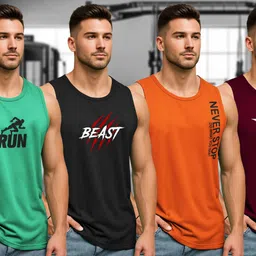 fuzer Pack of 4 Men Vest image 1