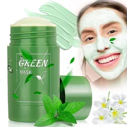 ravariya Herbals Green Tea Purifying Clay Stick Cleansing Mask Stick Face Shaping Mask-picture-24