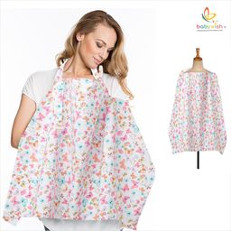 babywish BPR-NUR-2199-CT-PR-WHI-BUT Feeding Cloak-picture-46