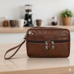 3n fashion Women Brown Pouch image 1