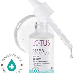 LOTUS DERMA BOTANICS Hi-Dose Serum Kojic Acid + Multi Berry | Reduce Pigmentation |For Sensitive skin image 1
