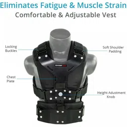 Flycam Comfort Arm & Vest for Flycam 5000/Flycam3000/DSLR Nano CMFT-AV Camera Rig image 4