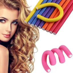 shihen Hair Curling Flexi Rods Magic Hair Foam Hair Rollers - 6pc Hair Curler-picture-26