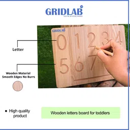 gridlab 26 Alphabet Capital And Small, 0 To 9 Number and 6 Type of Curve Patten Skillset image 3