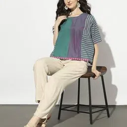 Striped Yarn-Dyed Top-image-95