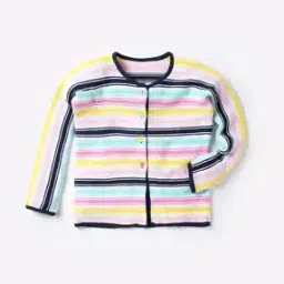 mini klub Striped Round-Neck Cardigan-picture-23