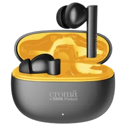 Croma IE 771 TWS Earbuds with Environmental Noise Cancellation (IPX5 Water Resistant, Dual Device Pairing, Black) image 3