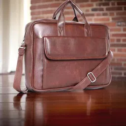 house of common Men & Women Brown Messenger Bag image 1